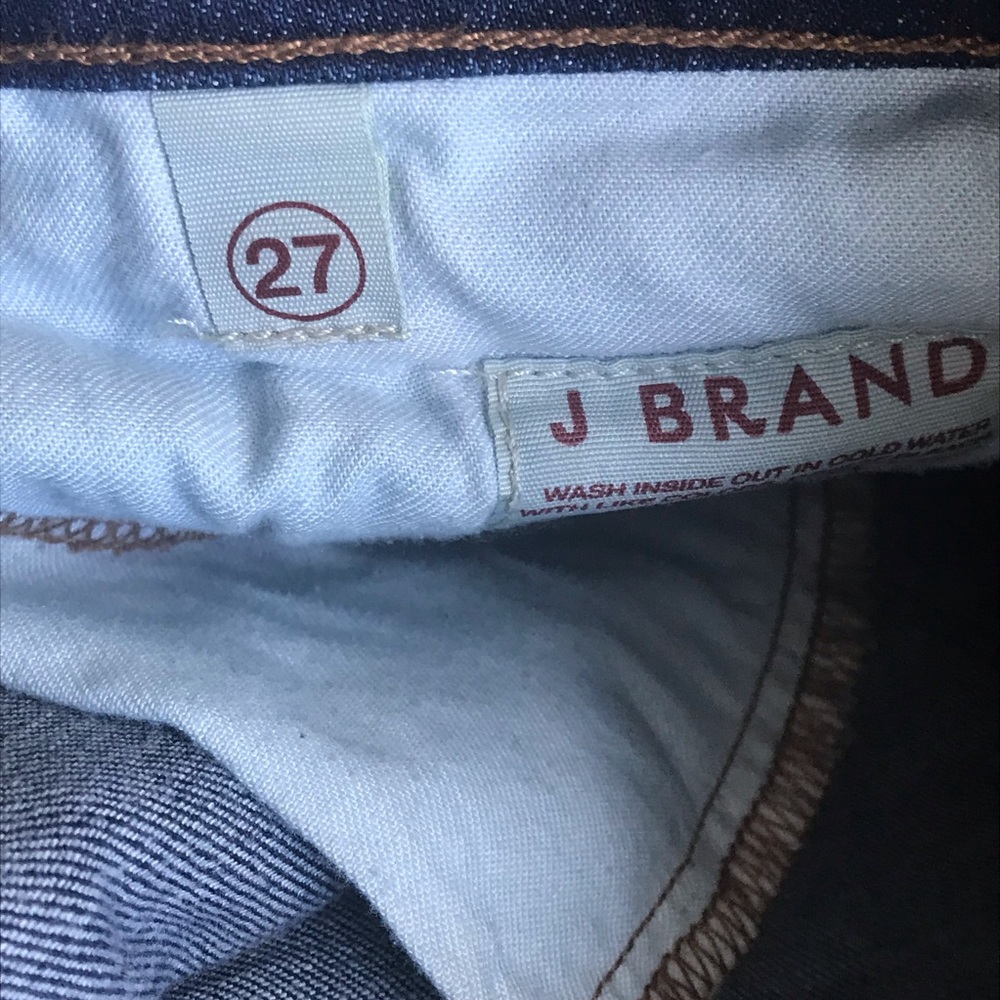 JBrand dark wash crop jeans with slight flare - Picture 3 of 5